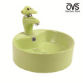 New Arrival Lavabo Children Washroom White Wash Hands Water Basin Bowl Units